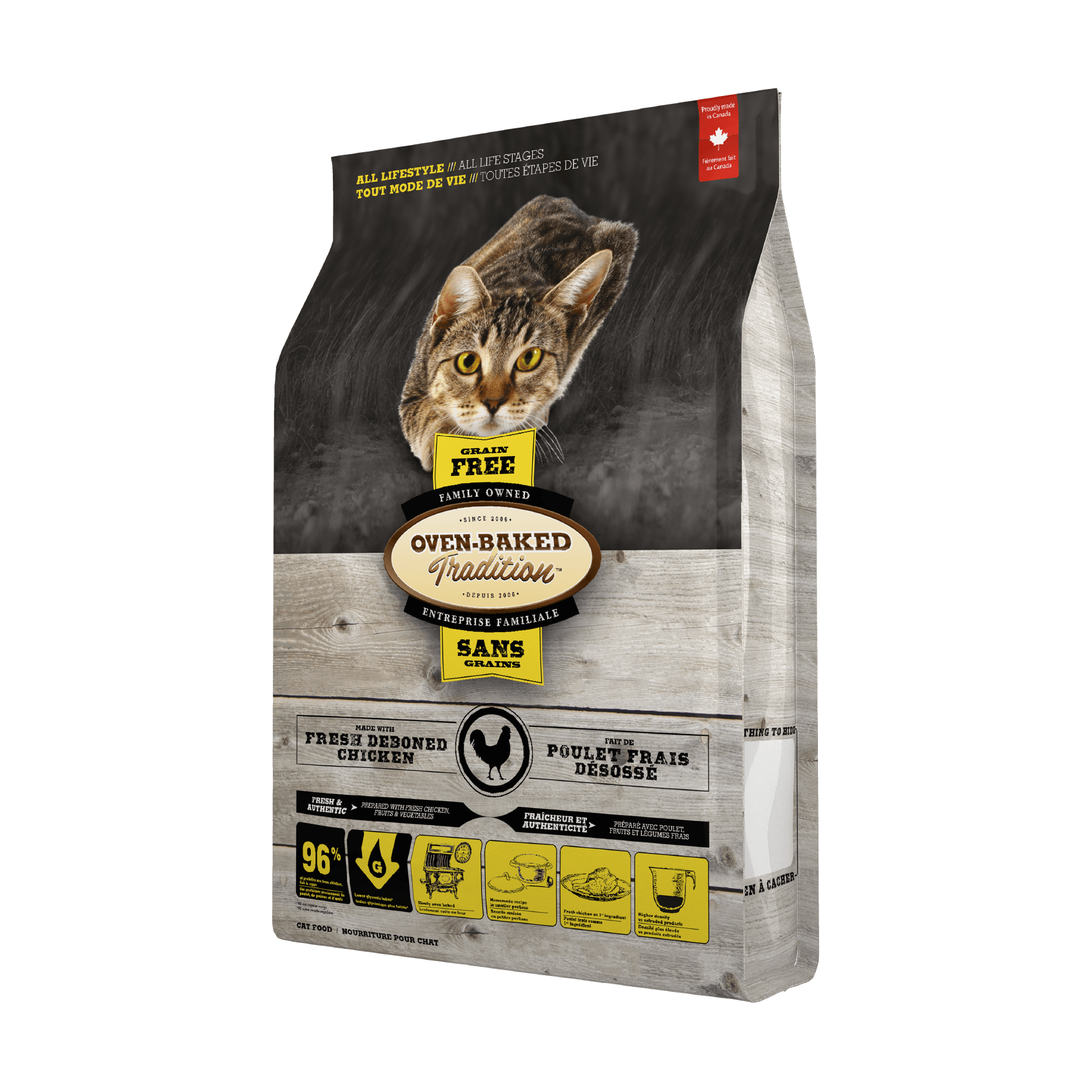 Oven Baked Tradition Gato Adulto Grain Free Pollo 2.27 Kg-2