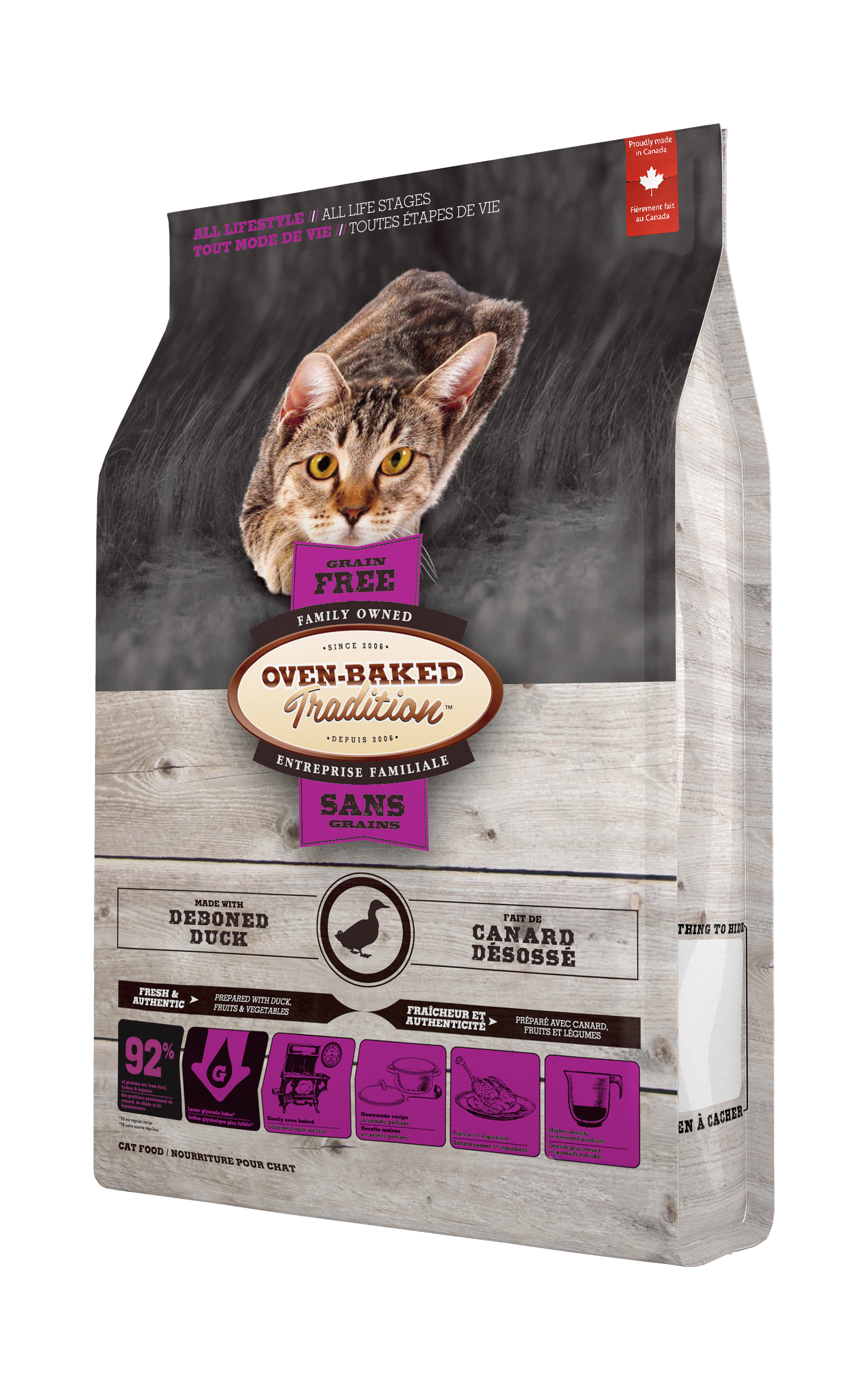 Oven Baked Tradition Gato Adulto Grain Free Pato 4.54 Kg-2