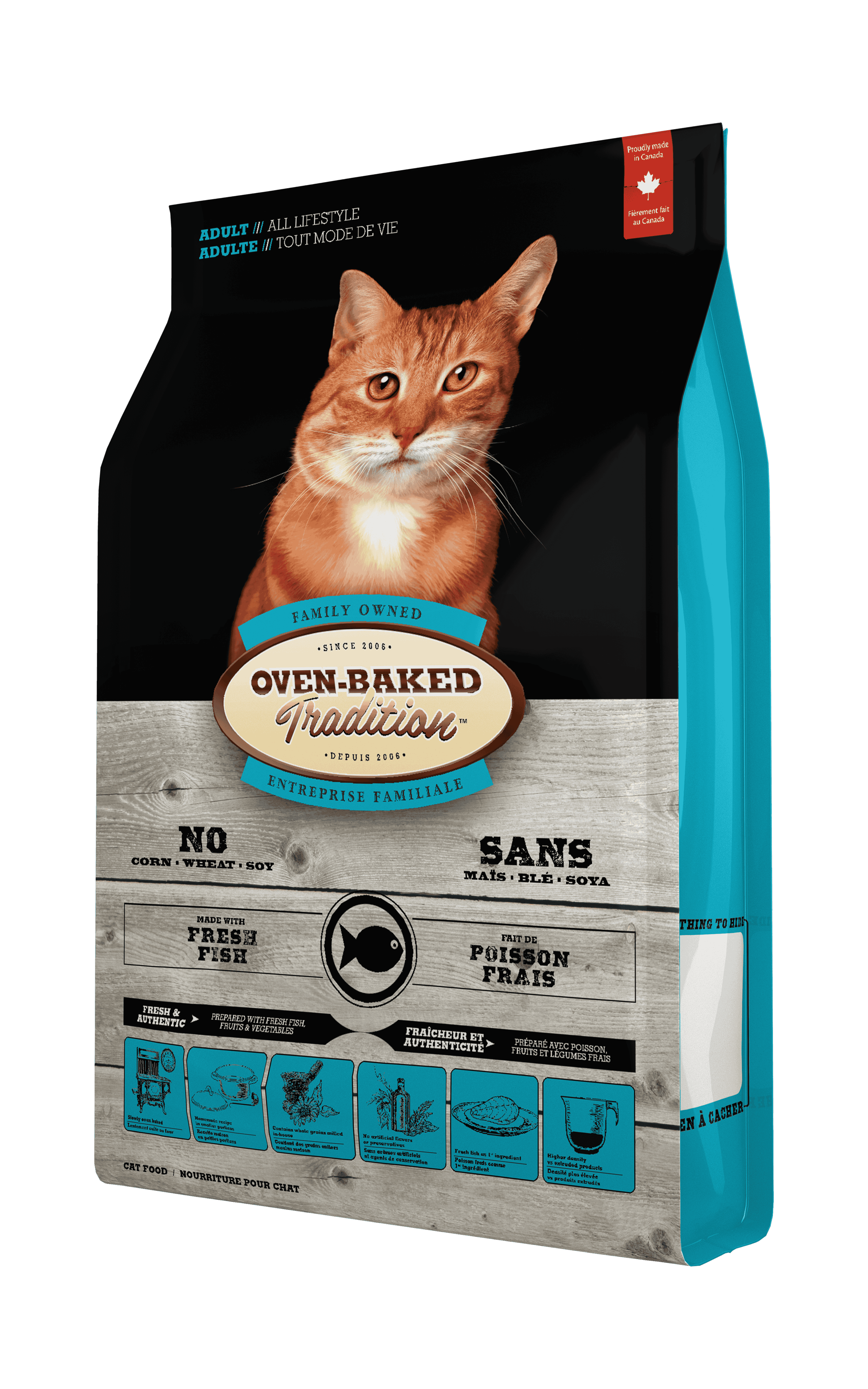 Oven Baked Tradition Gato Adulto Pescado 4.54 Kg-2