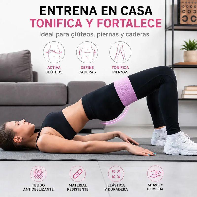 Set 3 Bandas Elásticas de Resistencia de Tela Loop-2