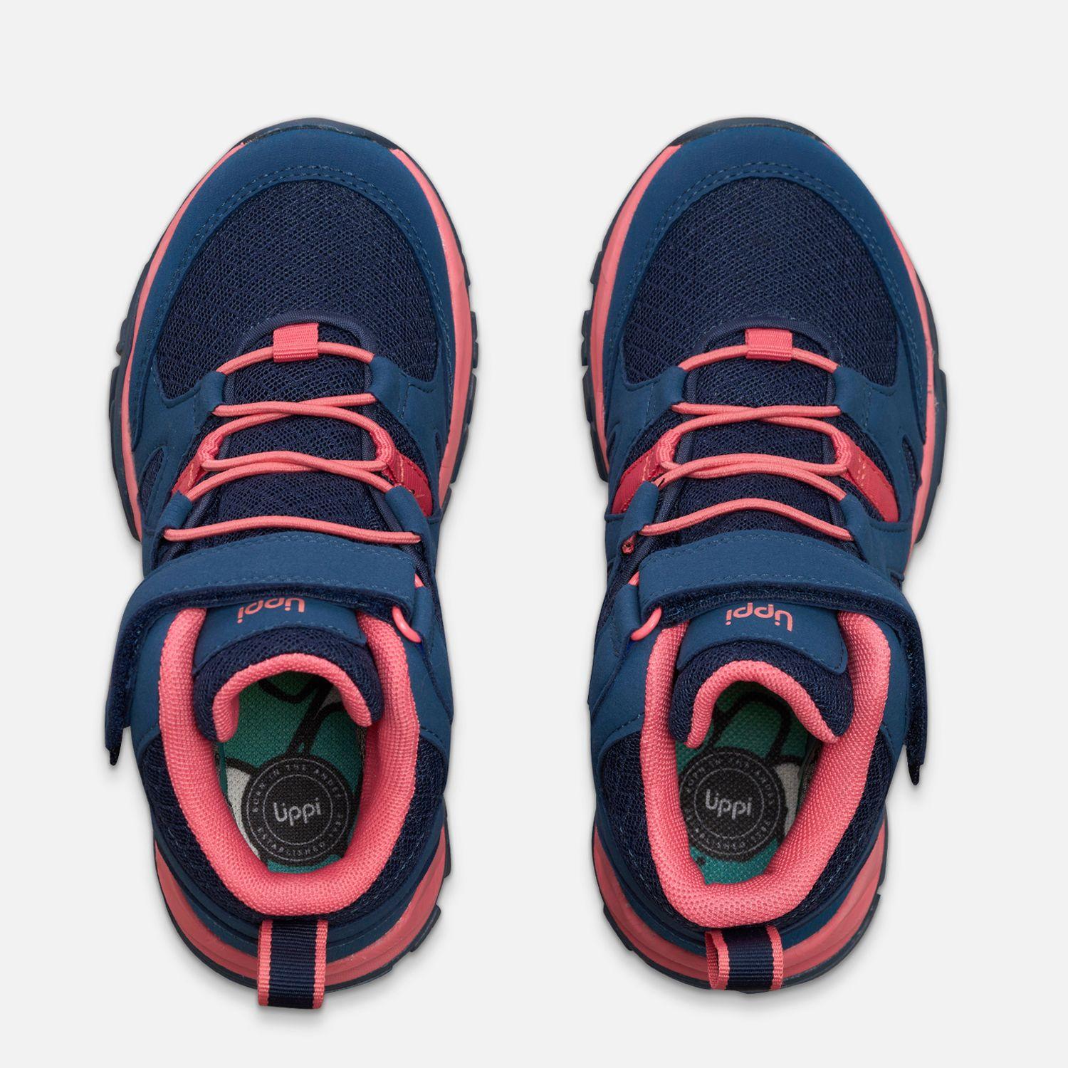 Botín Niña Tellus Mid Kids Azul Coral Lippi I25-5