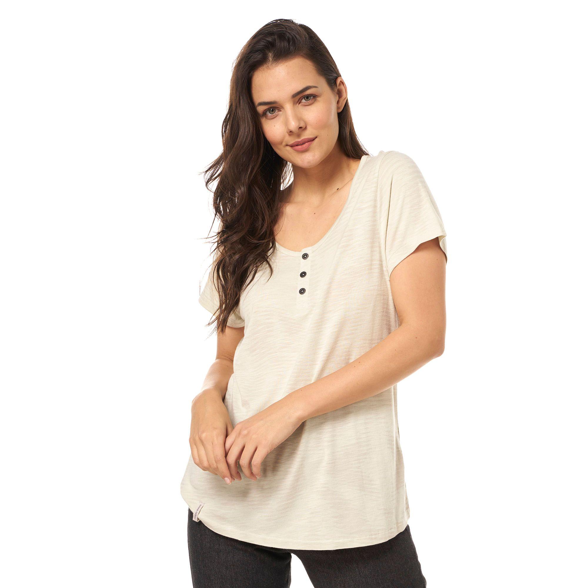 Polera Mujer Mamboo Blanco Haka Honu-0