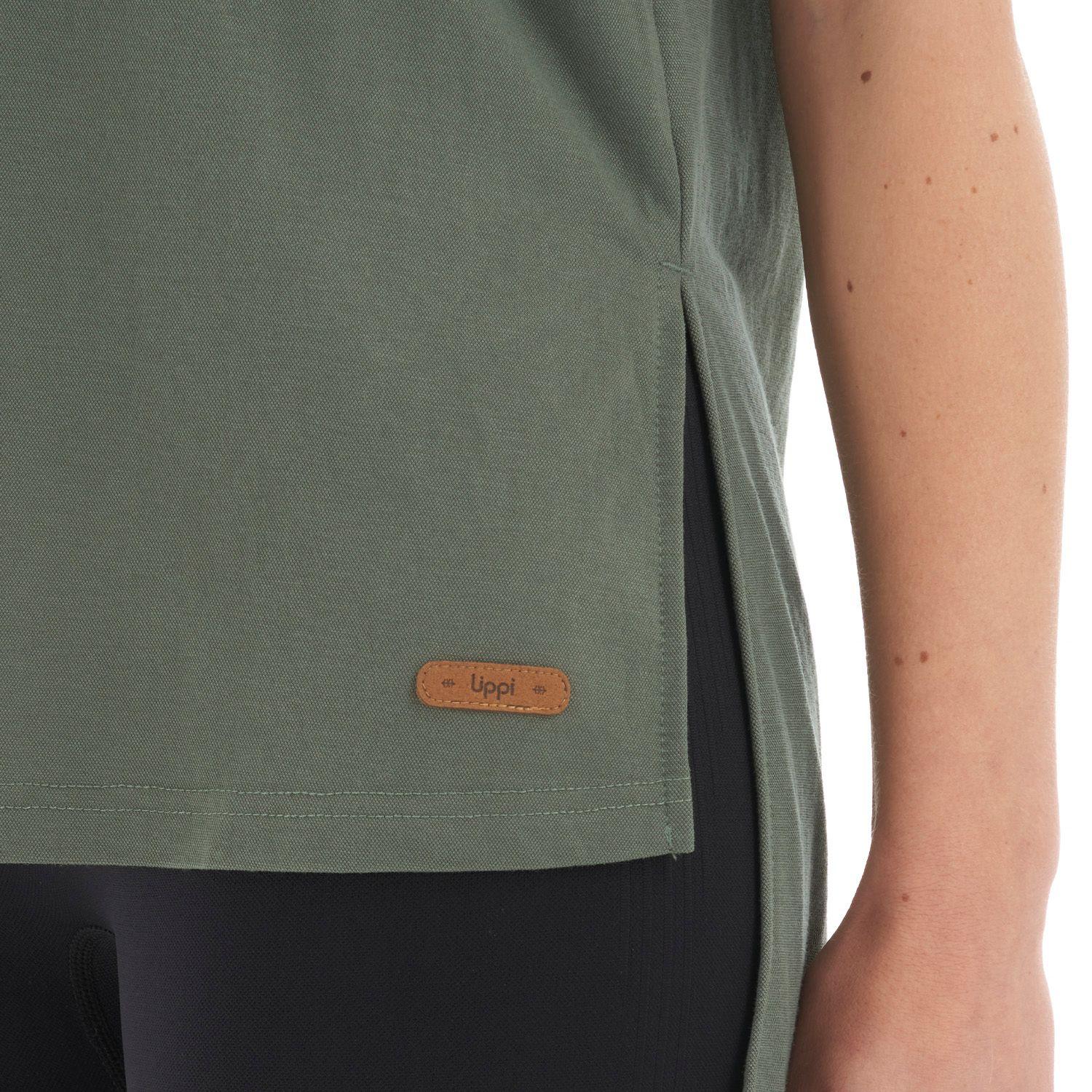 Polera Mujer Sunset T-Shirt Verde Grisaceo Lippi-7