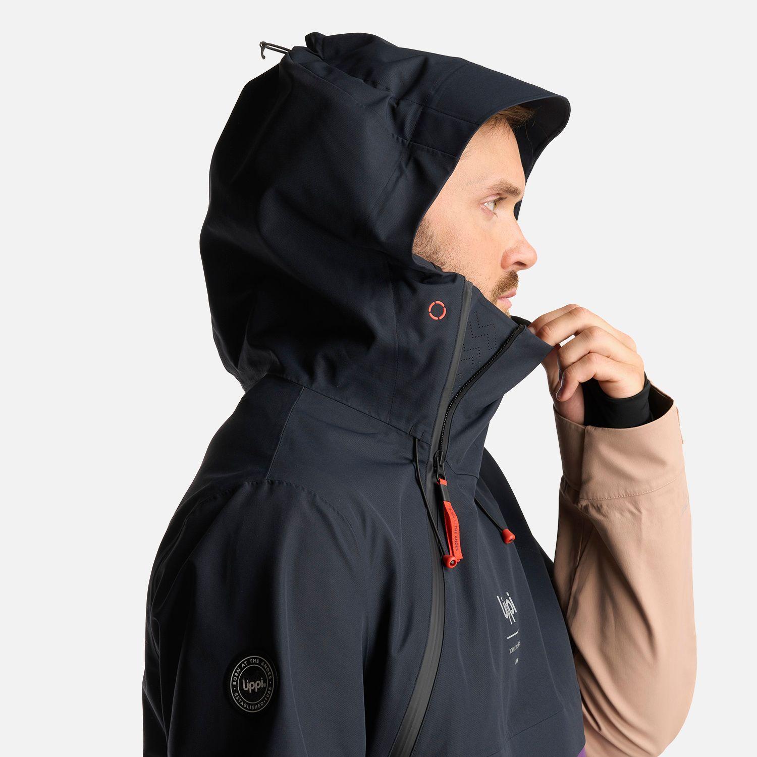 Chaqueta Hombre Black Hill 14 zip B-Dry Jacket Morado Lippi-5