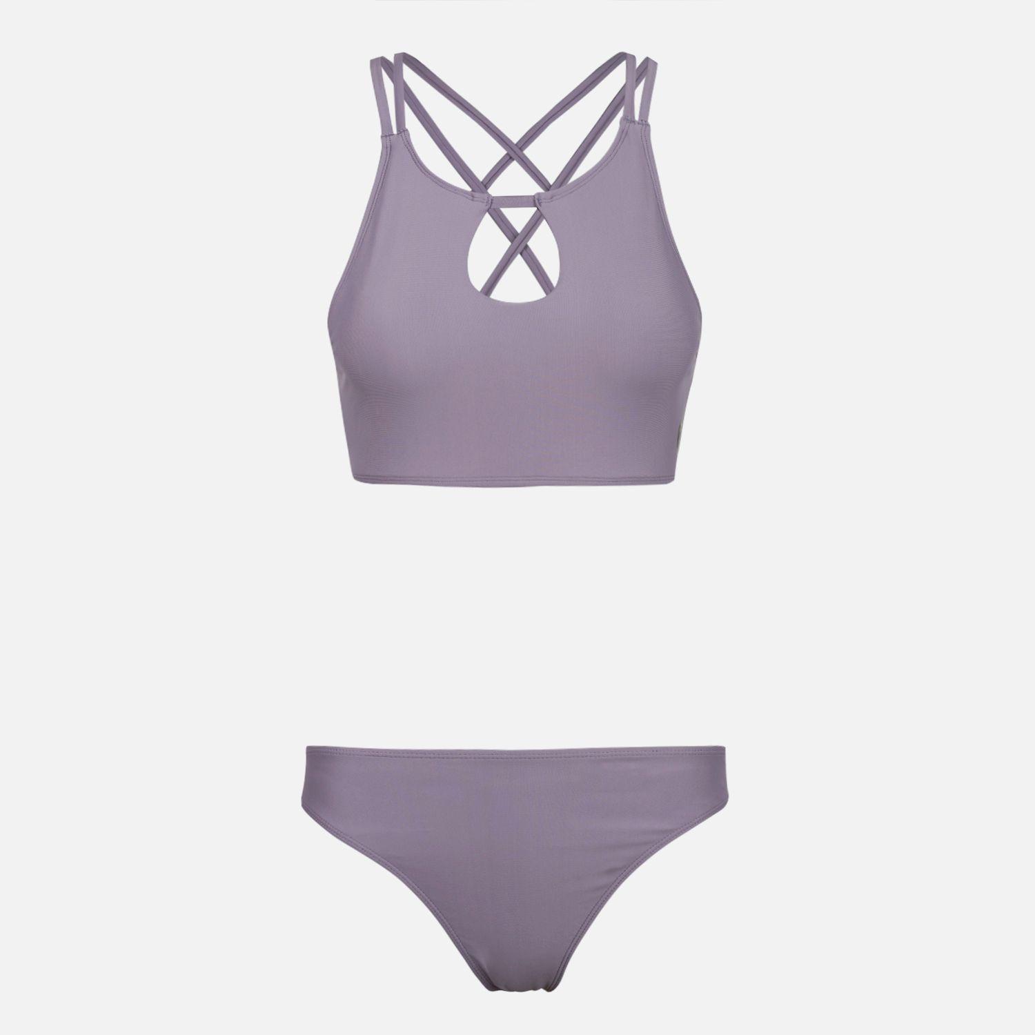 Traje de Baño Mujer Fondo de Bikini Purpura Haka Honu-0