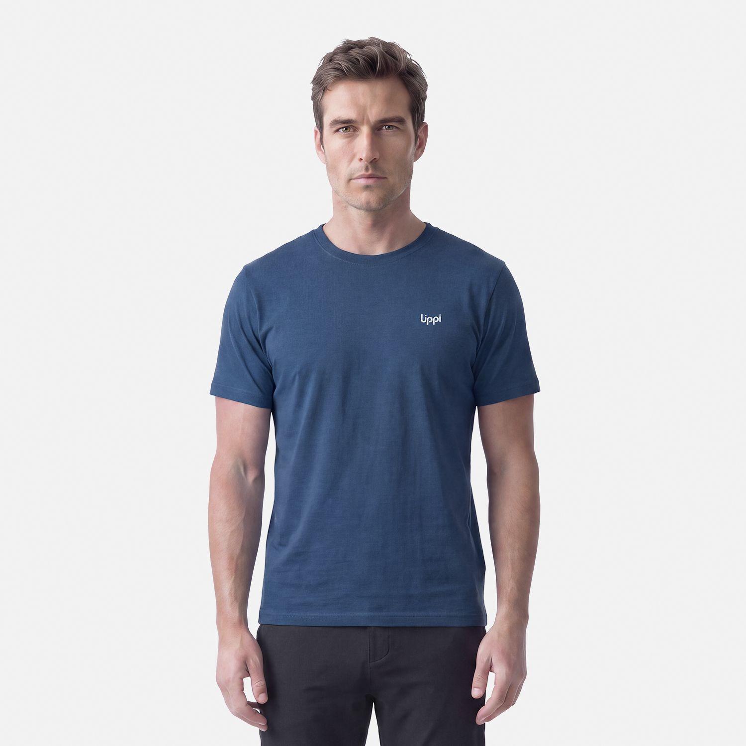 Polera Hombre Ulmo T-Shirt Azul Oscuro Lippi V27-0