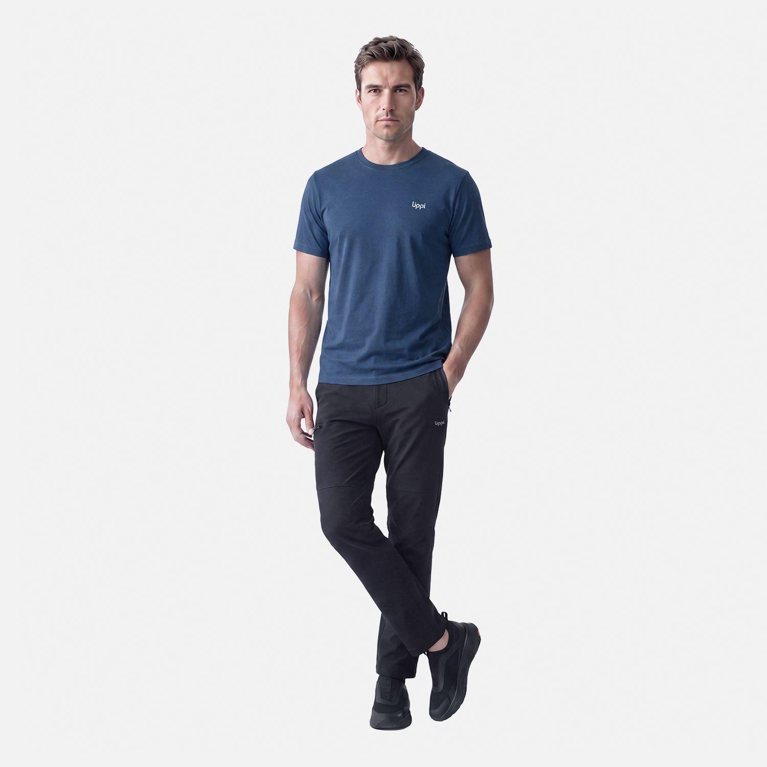 Polera Hombre Ulmo T-Shirt Azul Oscuro Lippi V27-4