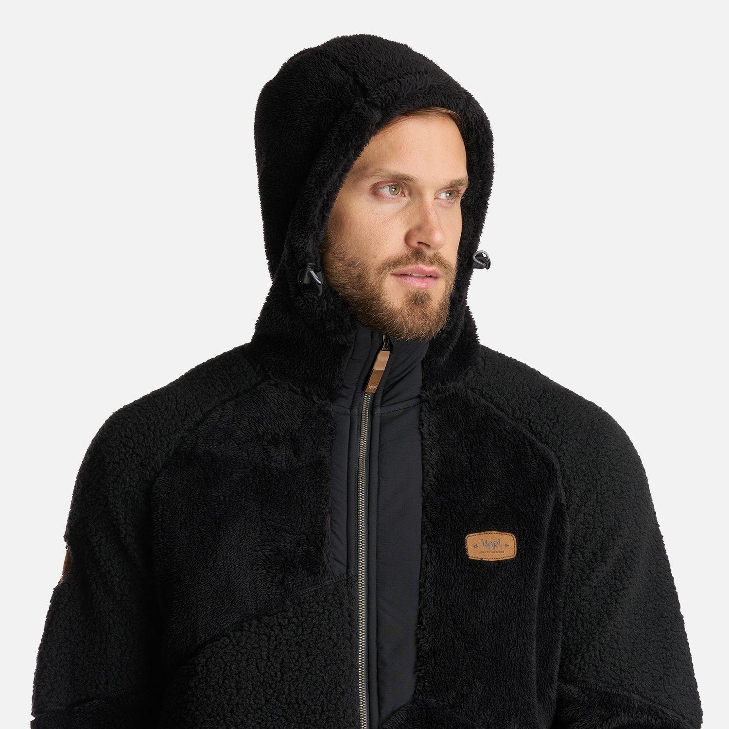 Chaqueta Hombre Bear Shaggy-Pro Hoody Jacket Negro Lippi I24-6