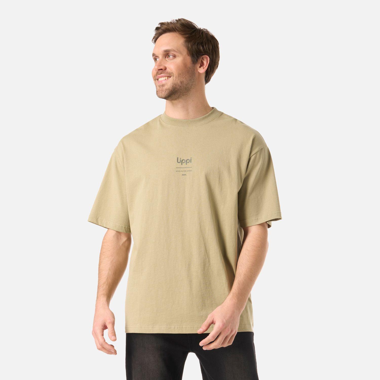Polera Hombre Endura Cotton T-Shirt Verde Oliva Lippi V26-1