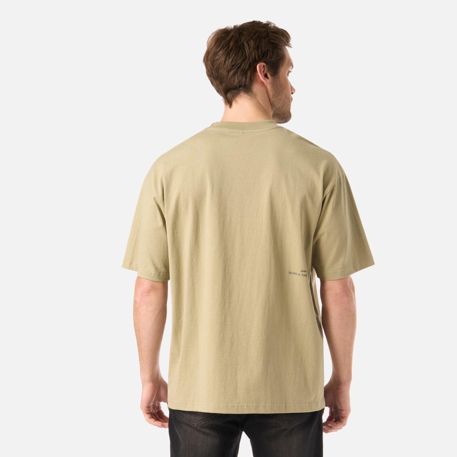 Polera Hombre Endura Cotton T-Shirt Verde Oliva Lippi V26-2
