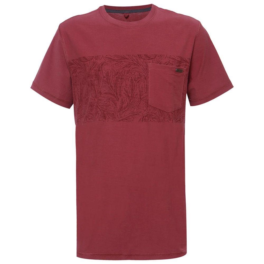 Polera Hombre Sunset T-Shirt Burdeo Lippi-0