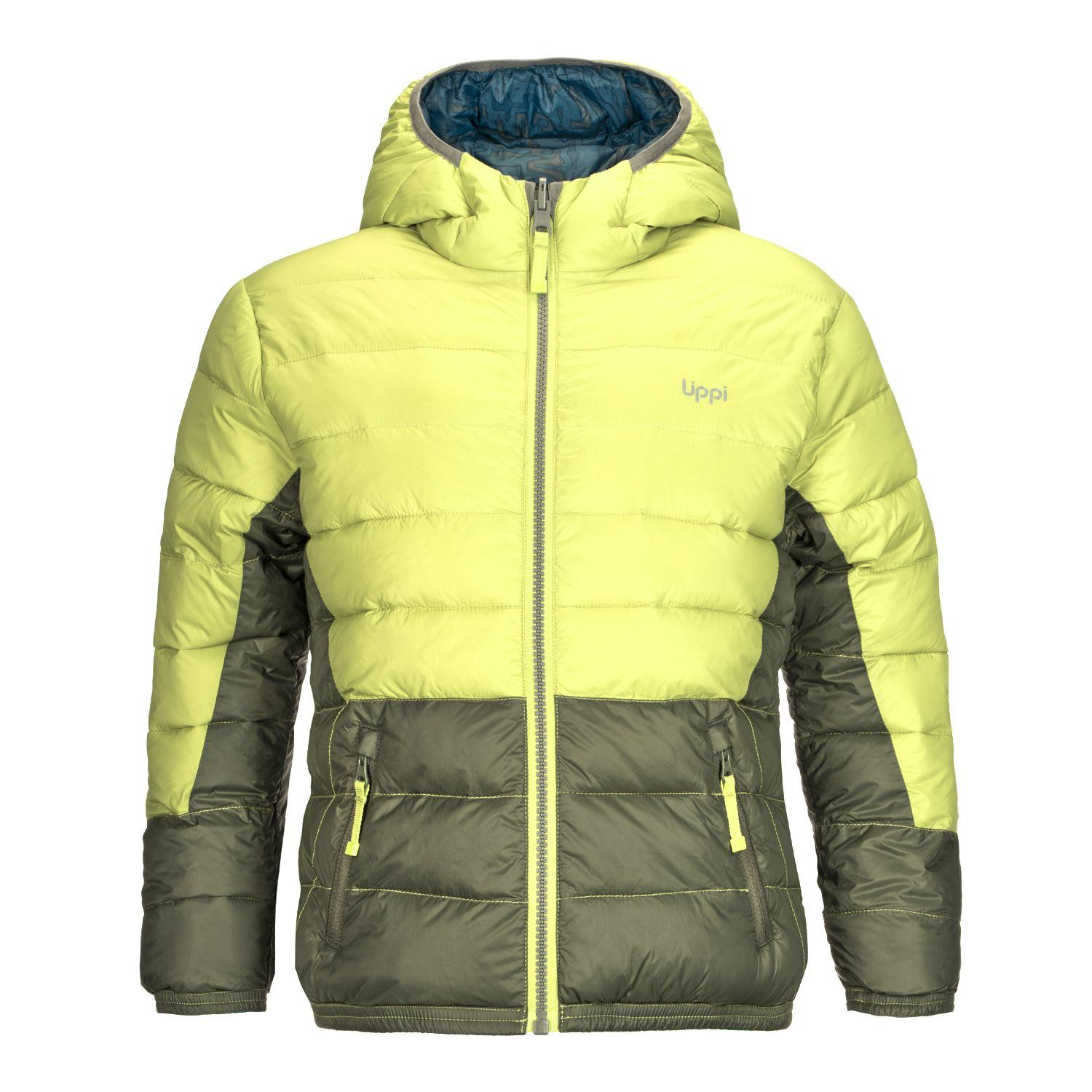 Chaqueta Niño BeWarm 2-Face Hoody Jacket Verde Manzana / Print Azul Lippi-0
