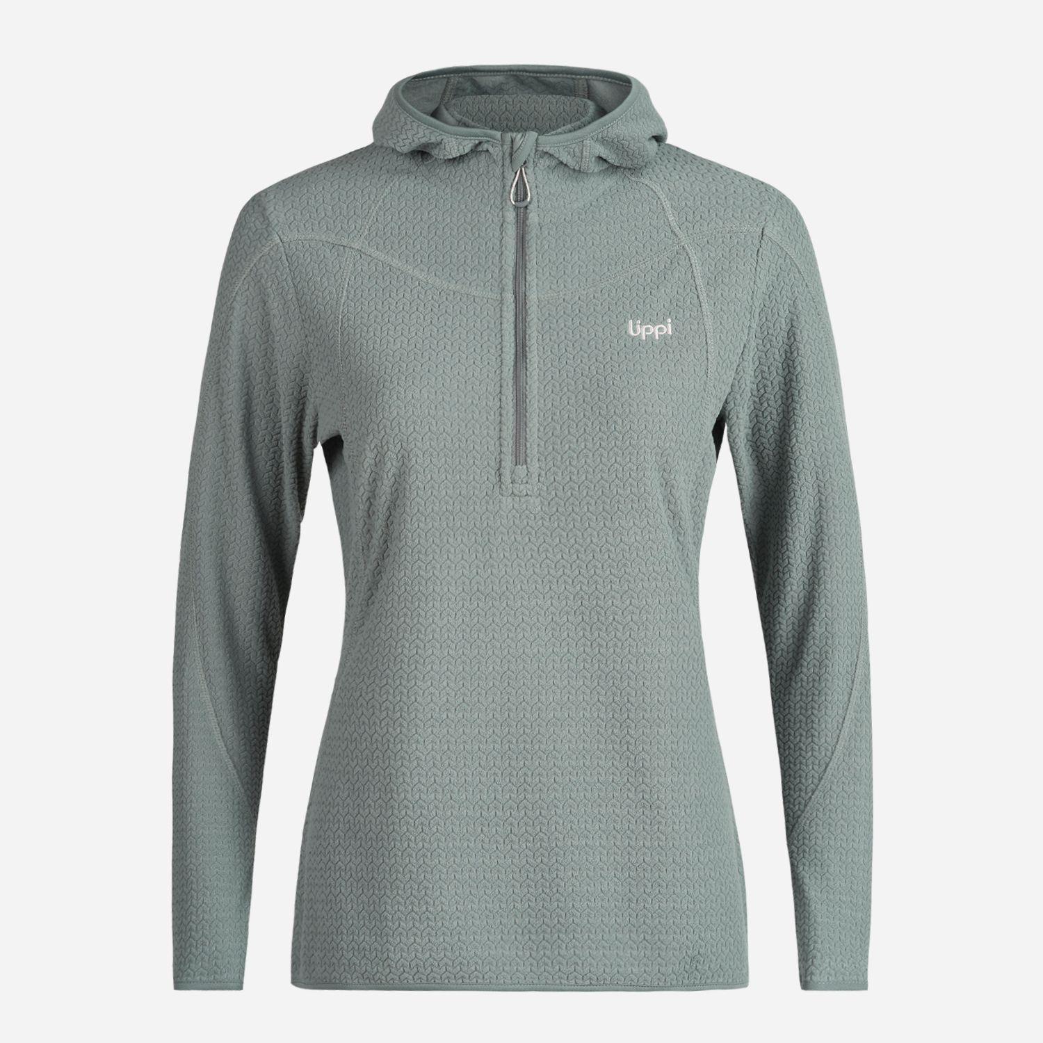Poleron Mujer Jacaranda Nano-F 14 Zip Hoody Jade Lippi I23-5