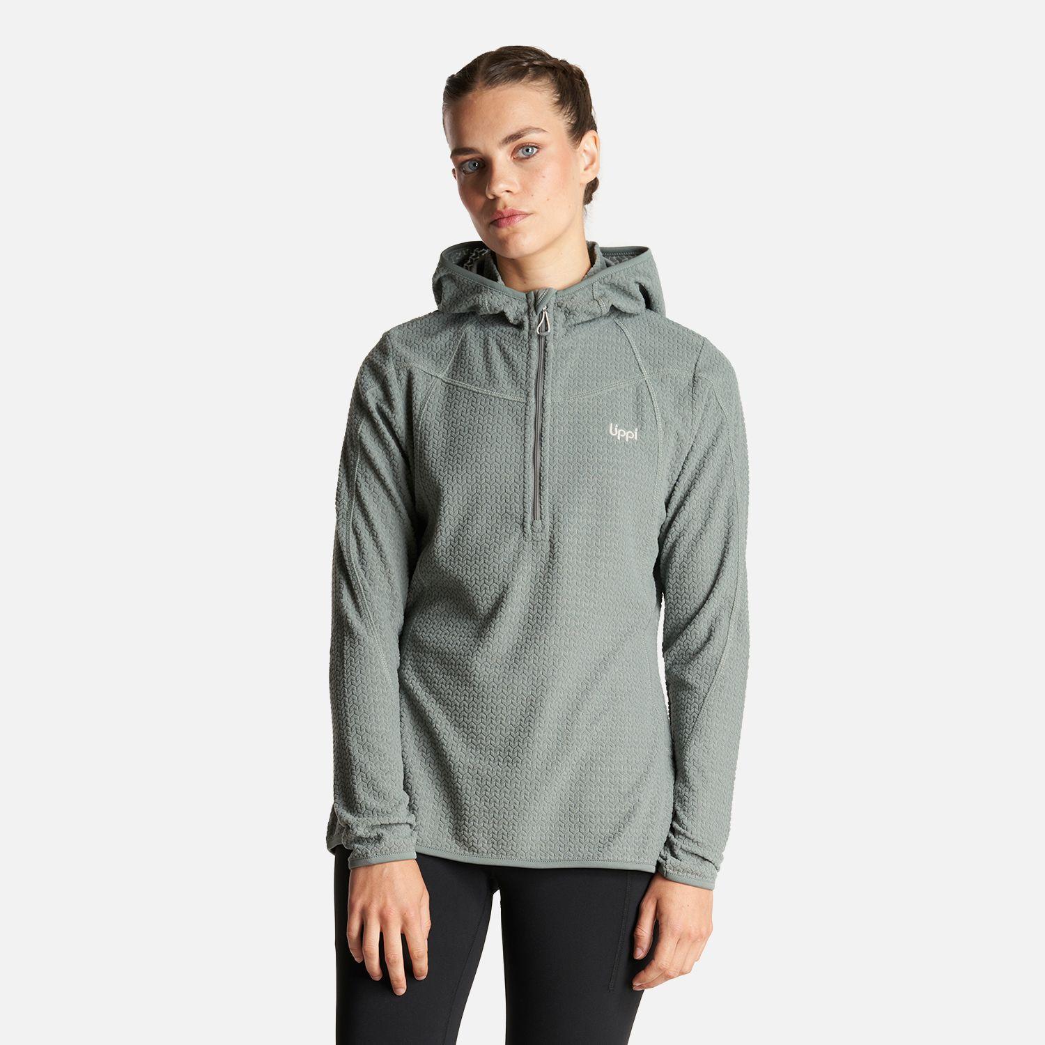 Poleron Mujer Jacaranda Nano-F 14 Zip Hoody Jade Lippi-0