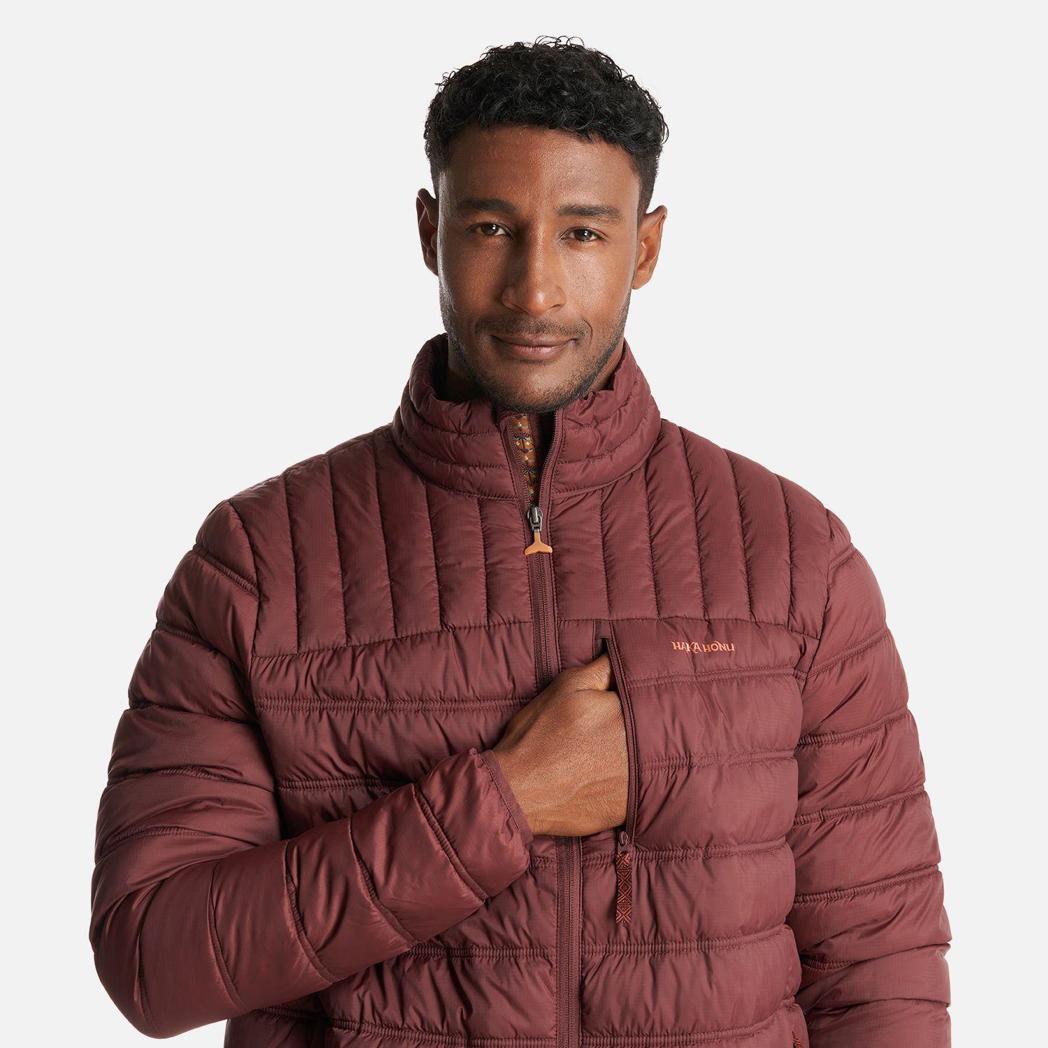 Chaqueta Hombre Ultraliviana Burdeo Haka Honu-4