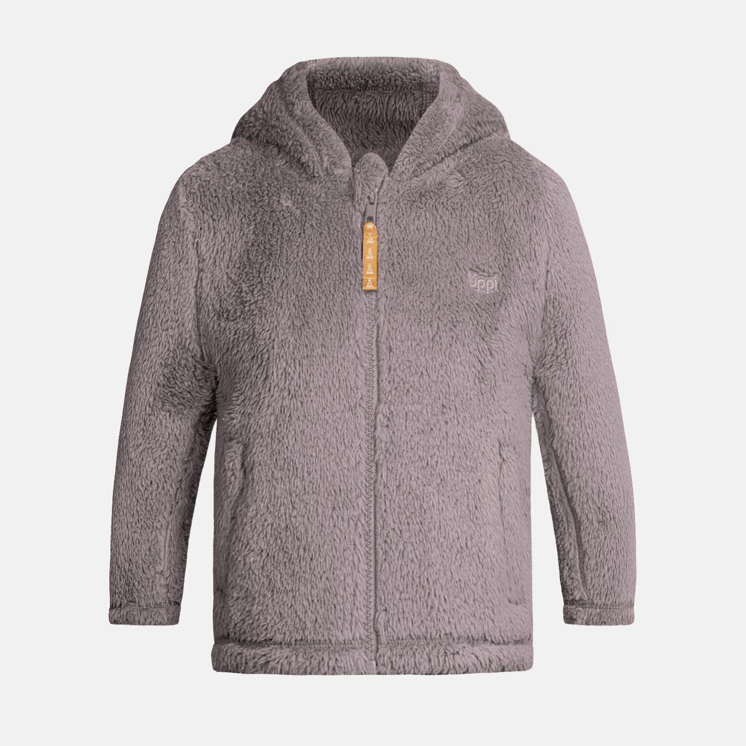 Chaqueta Baby Girl Mini Bear Shaggy-Pro Hoody Jacket Malva Lippi-0