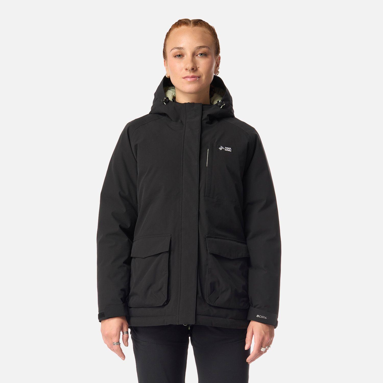 Chaqueta Mujer Diluvio Negro Haka Honu I26-0
