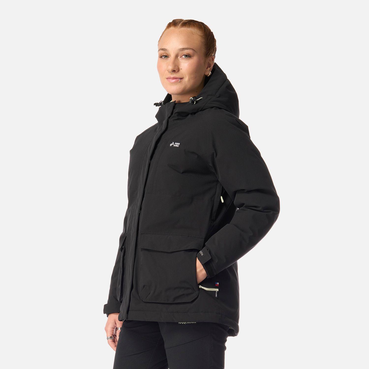 Chaqueta Mujer Diluvio Negro Haka Honu I26-1