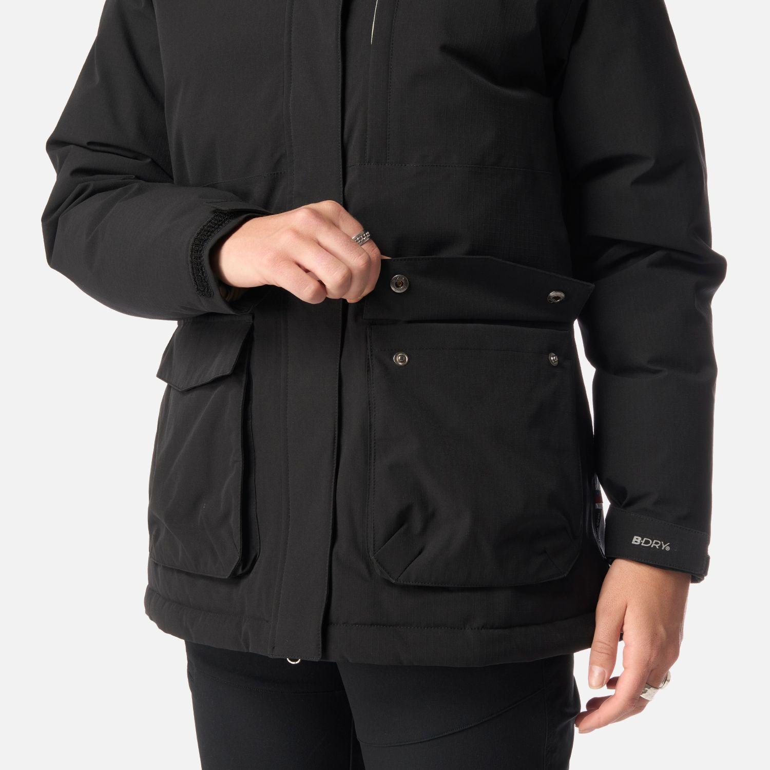 Chaqueta Mujer Diluvio Negro Haka Honu I26-5