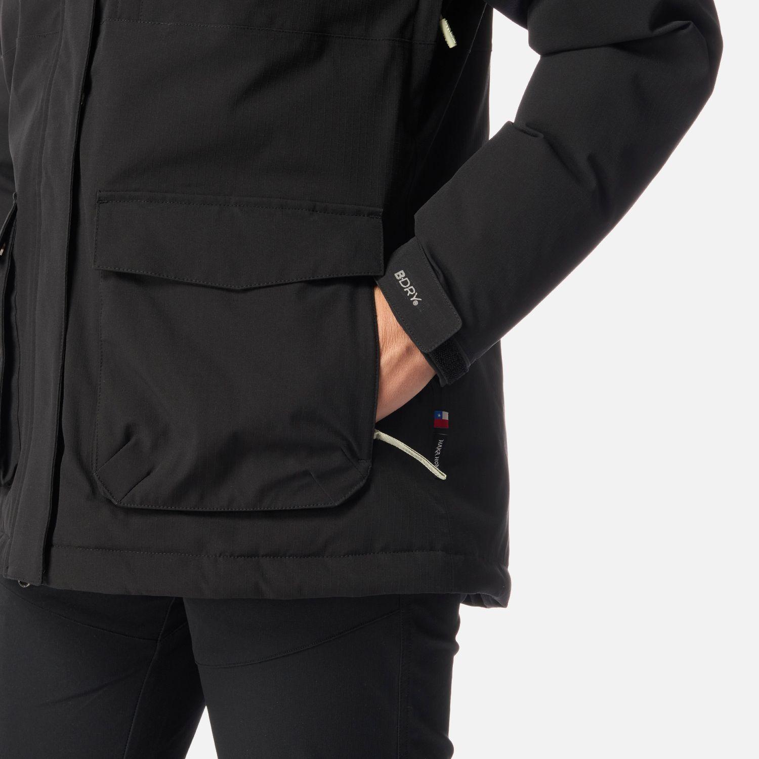 Chaqueta Mujer Diluvio Negro Haka Honu I26-6