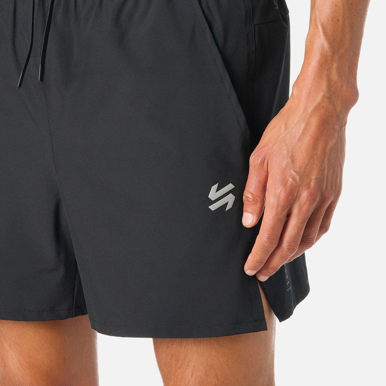 Shorts Hombre Tempo 5" Shorts Negro Vulcano-4