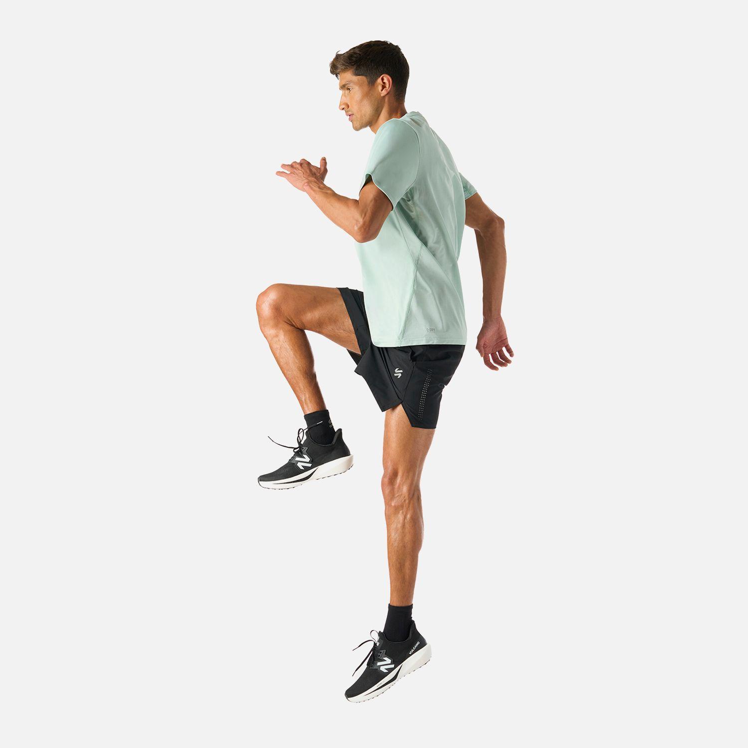 Shorts Hombre Tempo 5" Shorts Negro Vulcano-6