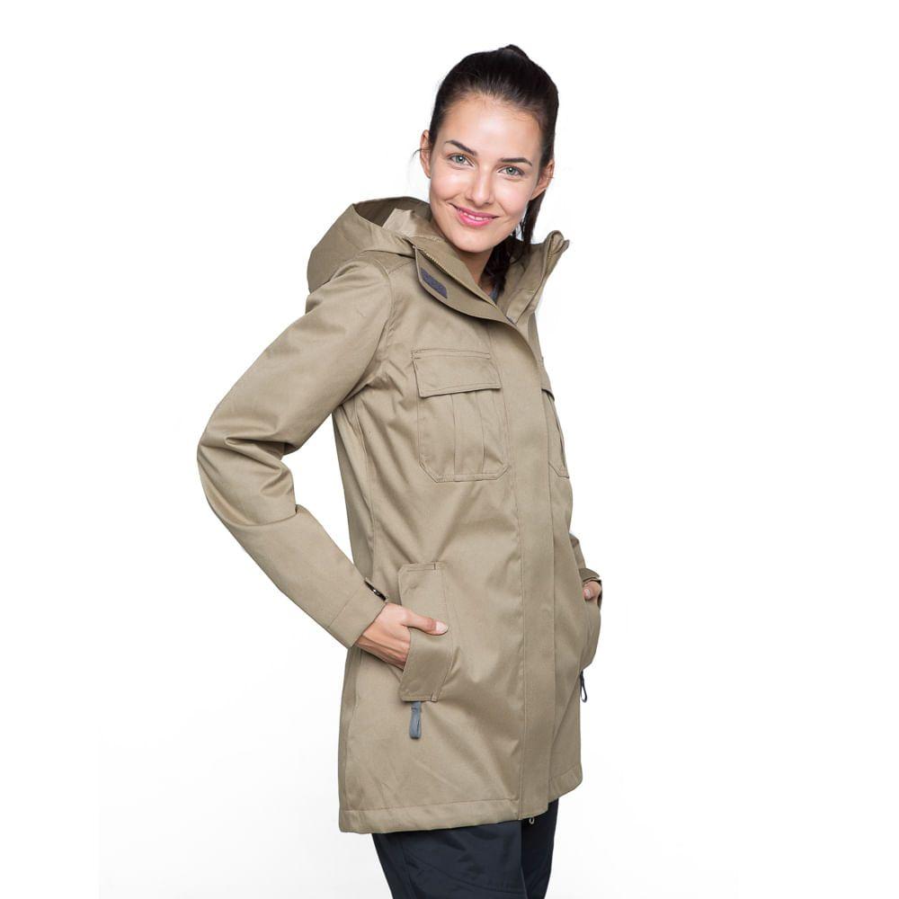 Chaqueta Mujer Kauai Verde Oliva Haka Honu I18-0