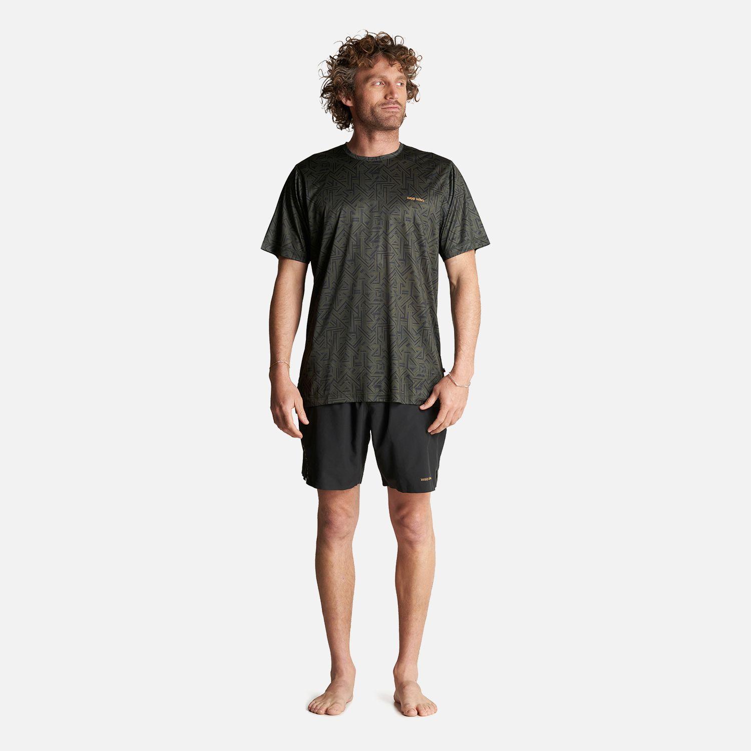 Polera Hombre Sudala Print Verde Haka Honu V23-5