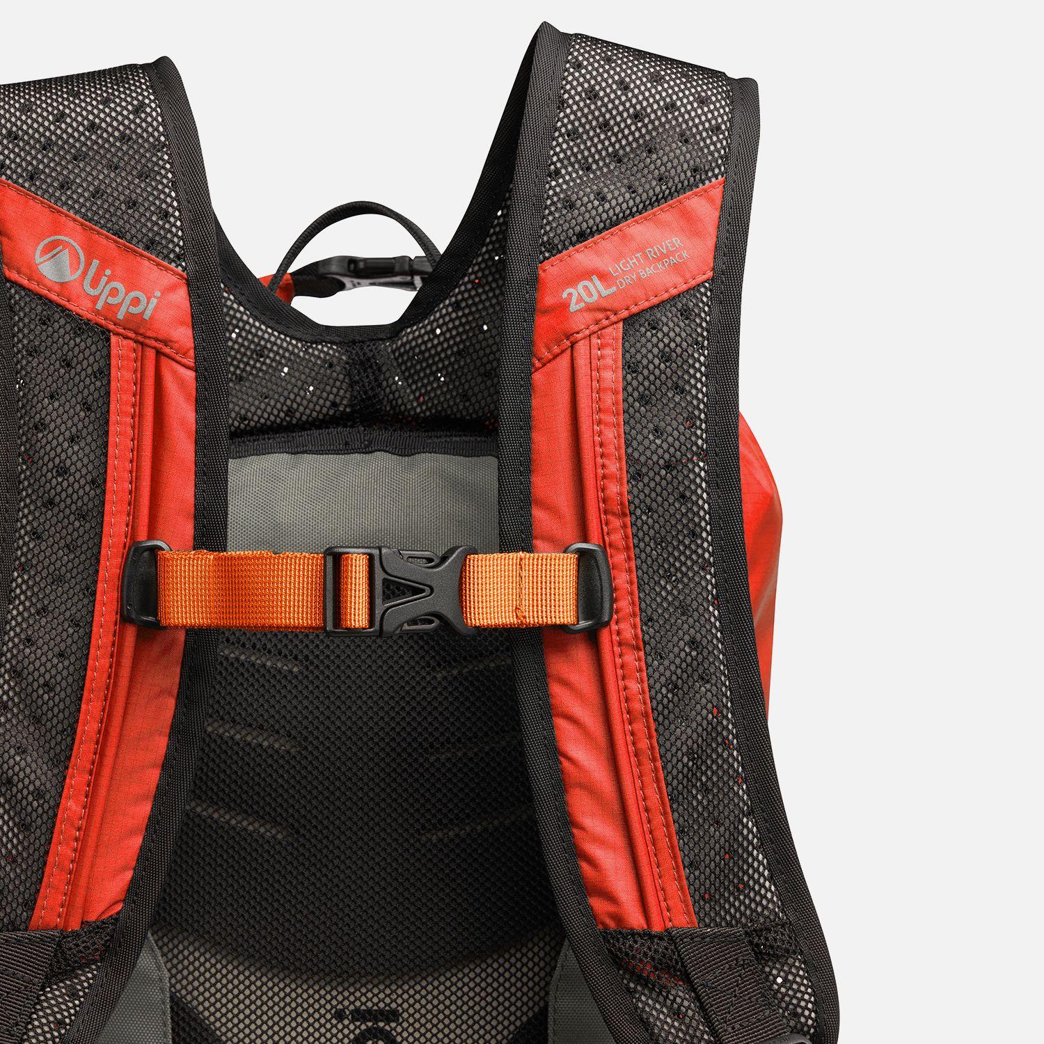 Mochila Unisex Light River Backpack 20L Rojo Lippi V24-3