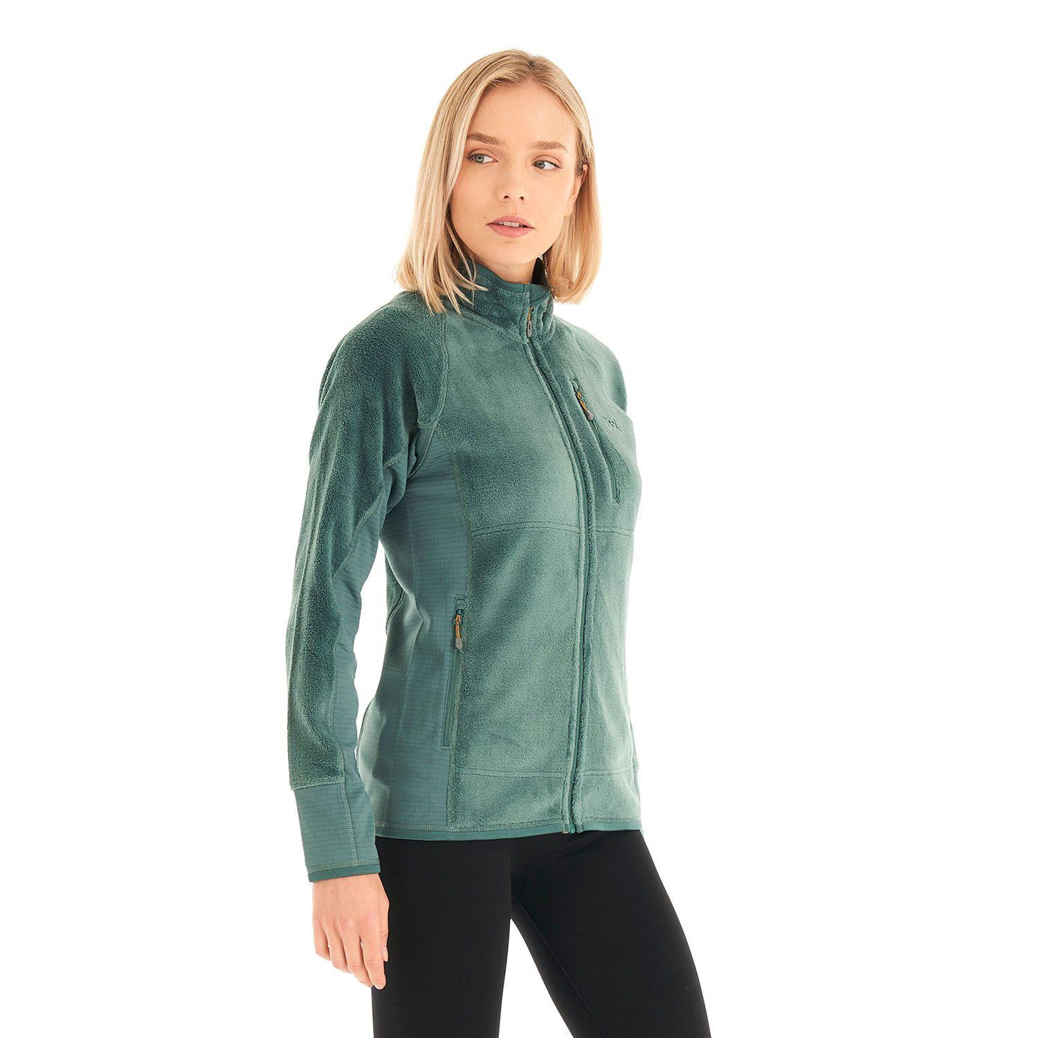 Poleron Mujer Numan Shaggy-Pro Jacket Turquesa Lippi I21-2