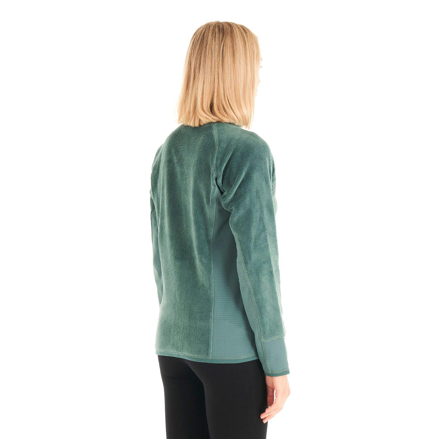 Poleron Mujer Numan Shaggy-Pro Jacket Turquesa Lippi I21-4
