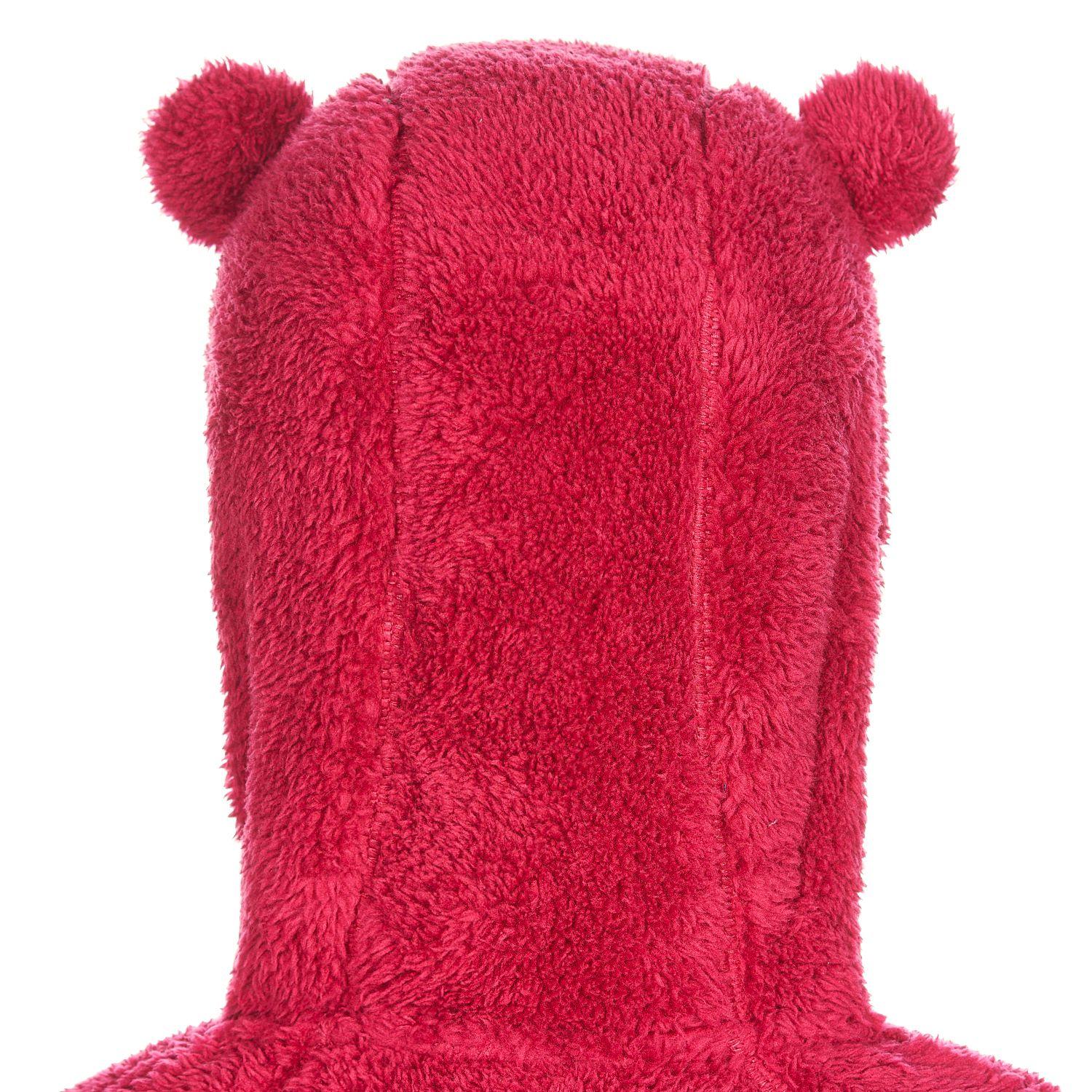 Enterito Baby Girl Bear Shaggy-Pro Onesie Frambuesa Lippi-1