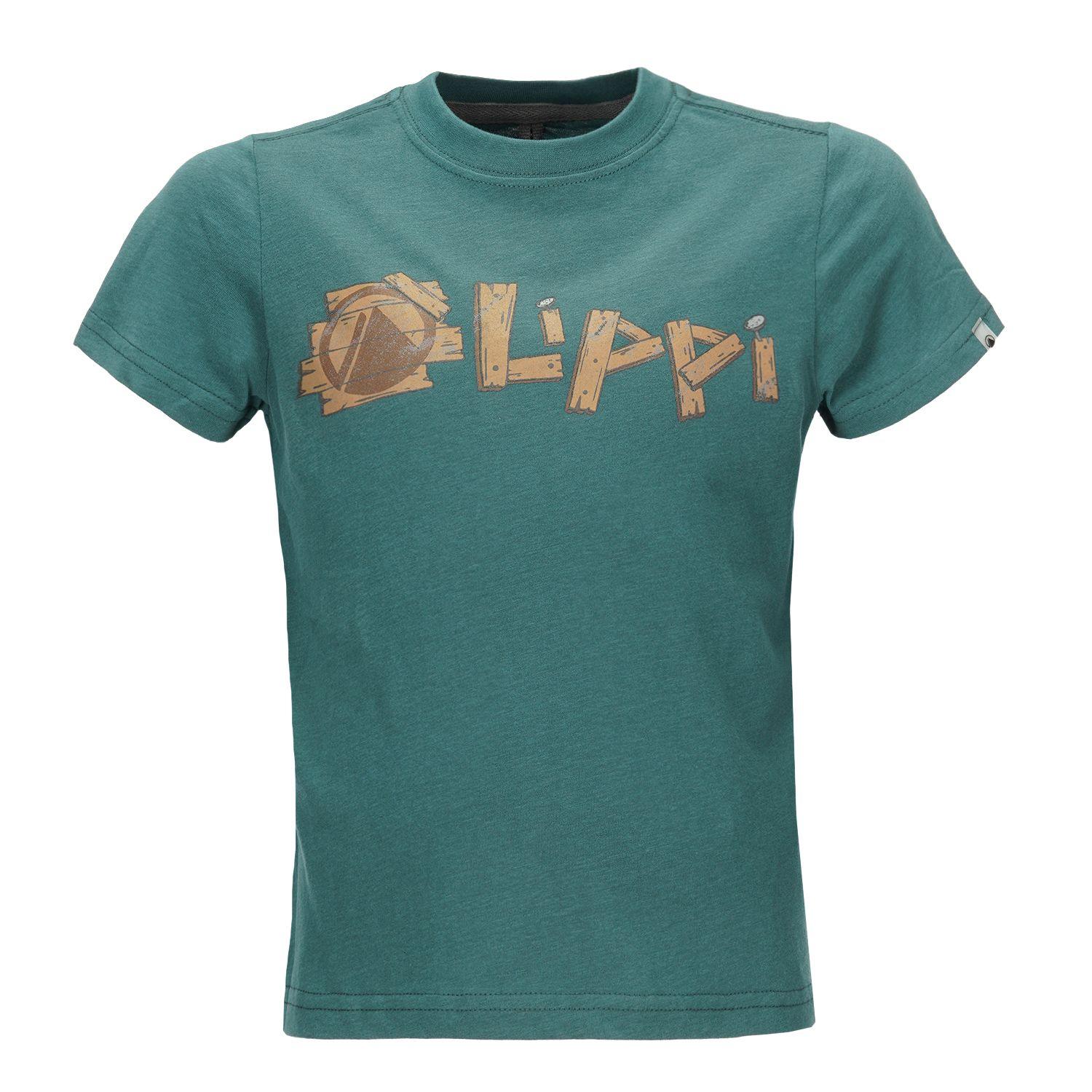 Polera Niño Logo Lippi UV-Stop T-Shirt Turquesa Oscuro Lippi V22-0