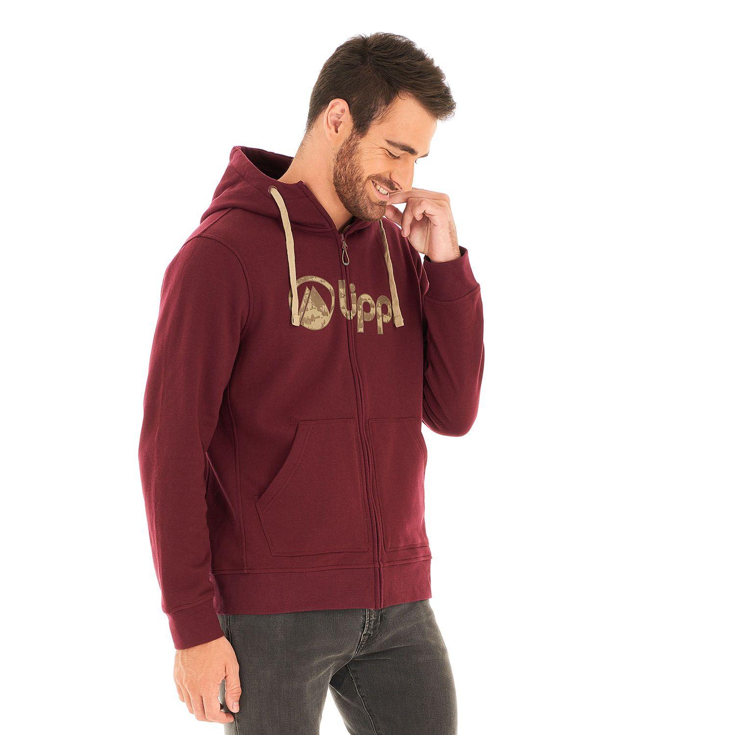 Poleron Hombre Insigne Full Zip Hoody Vino Lippi-2