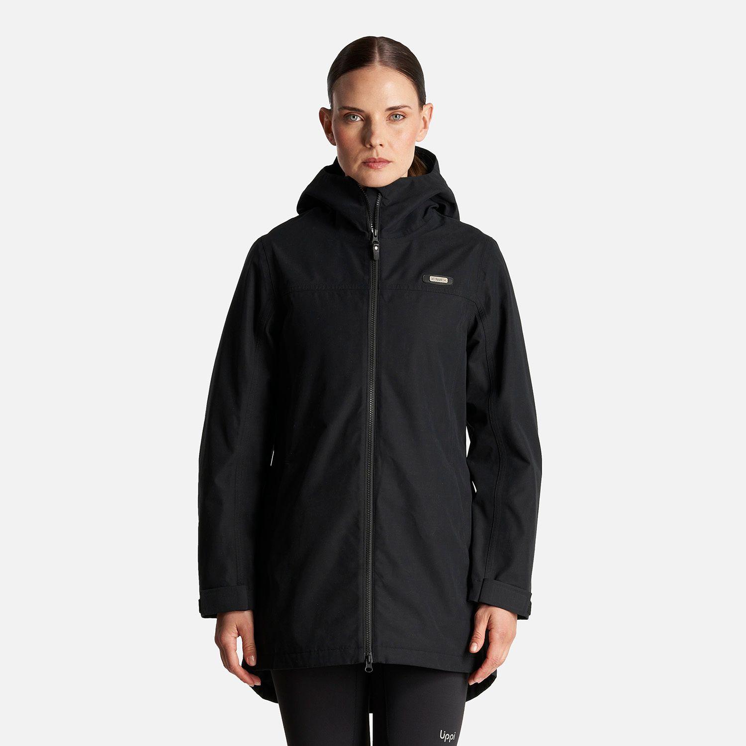 Chaqueta Mujer Citizen Warm B-Dry Hoody Jacket Negro Lippi-1