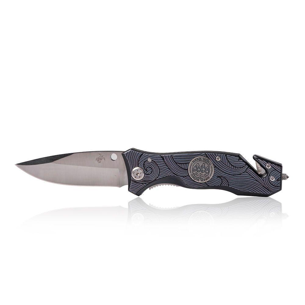 Cuchillo Unisex Navaja Negro Haka Honu-1