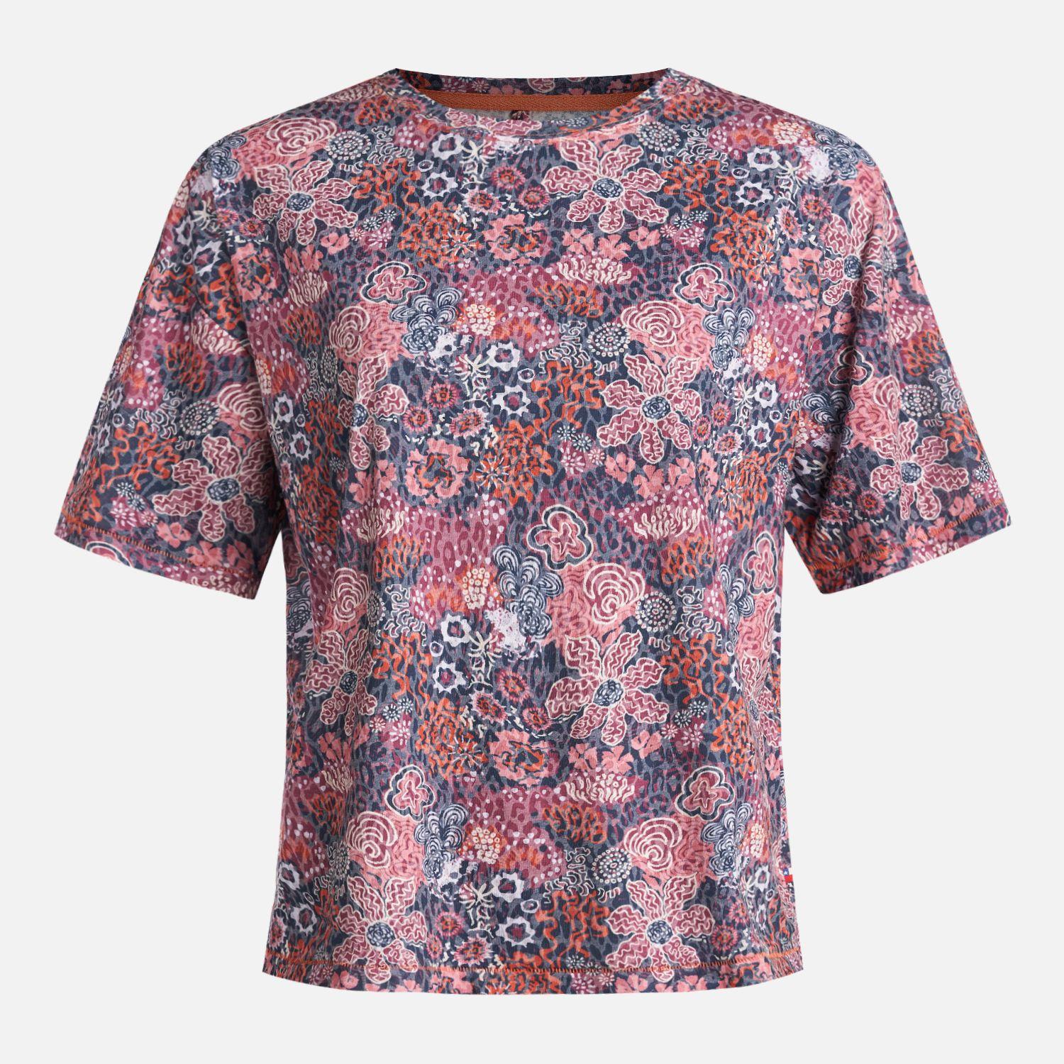 Polera Mujer Coralisima Print Rosa Haka Honu-0