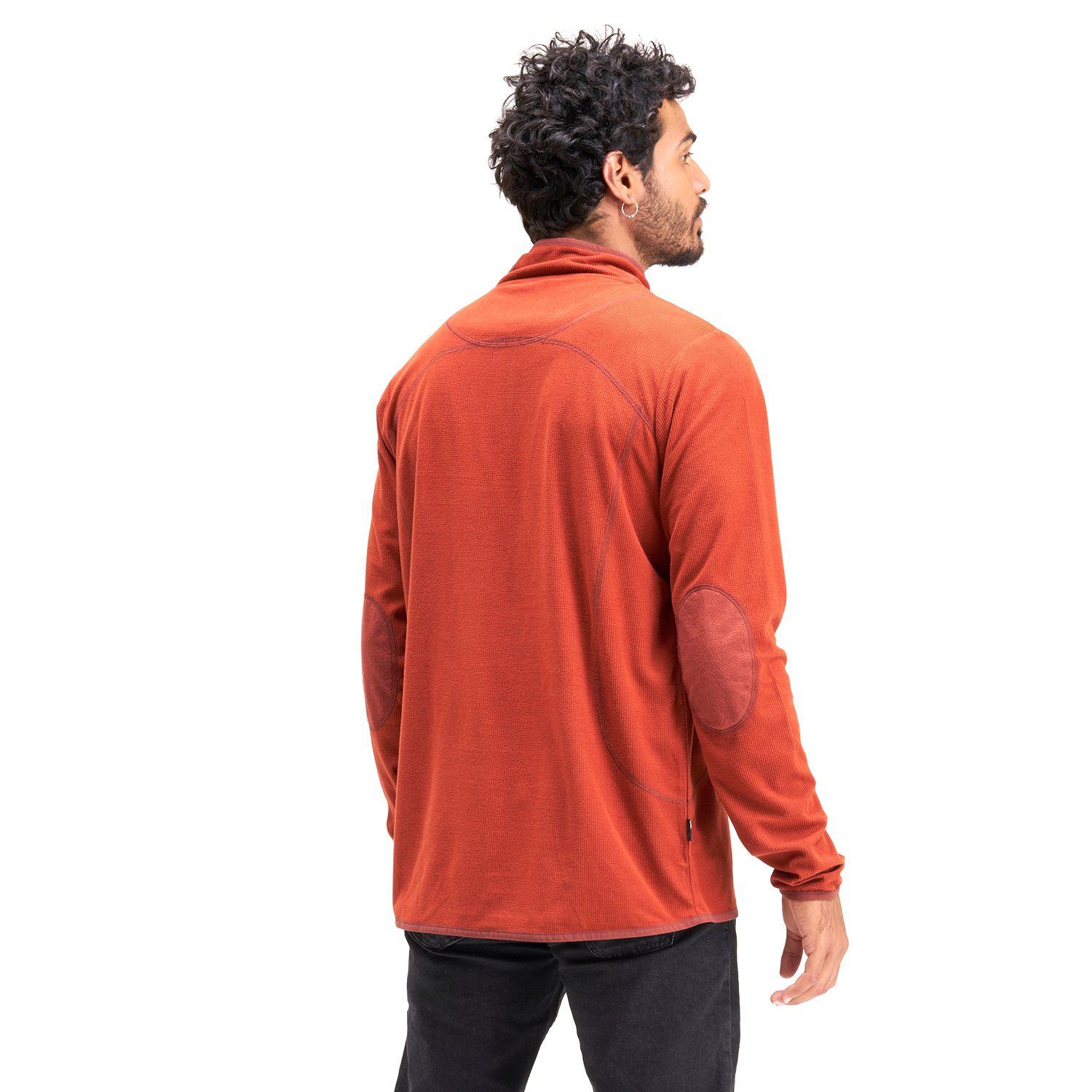 Poleron Hombre Taina Terracota Haka Honu-2