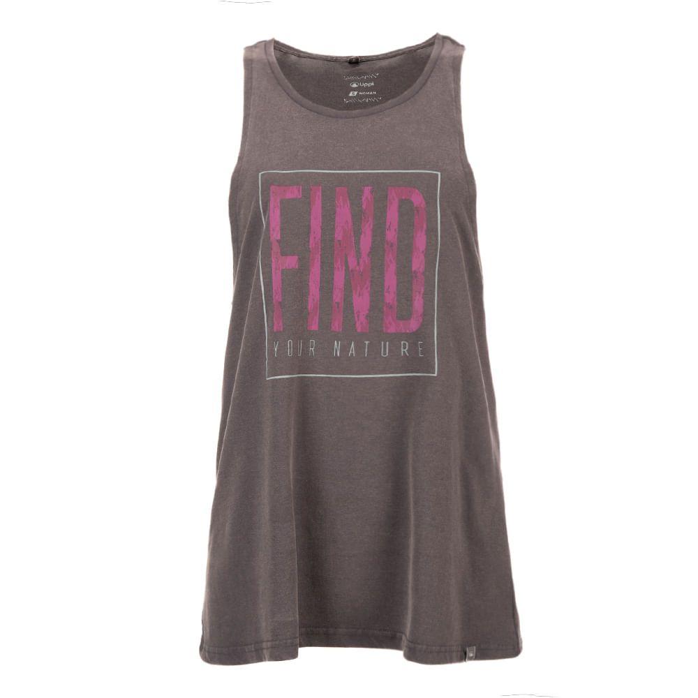 Polera Mujer Comfy UV-Stop T-Shirt Grafito Lippi-0