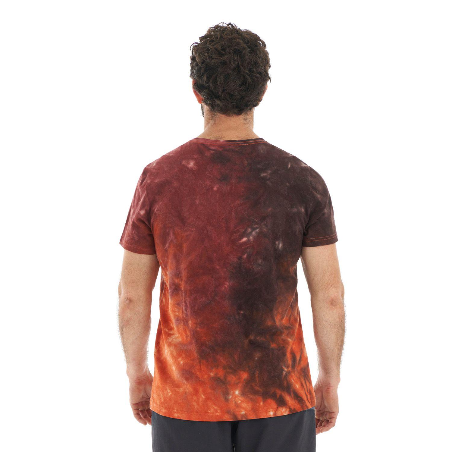 Polera Hombre Rastro Naranjo Haka Honu-5