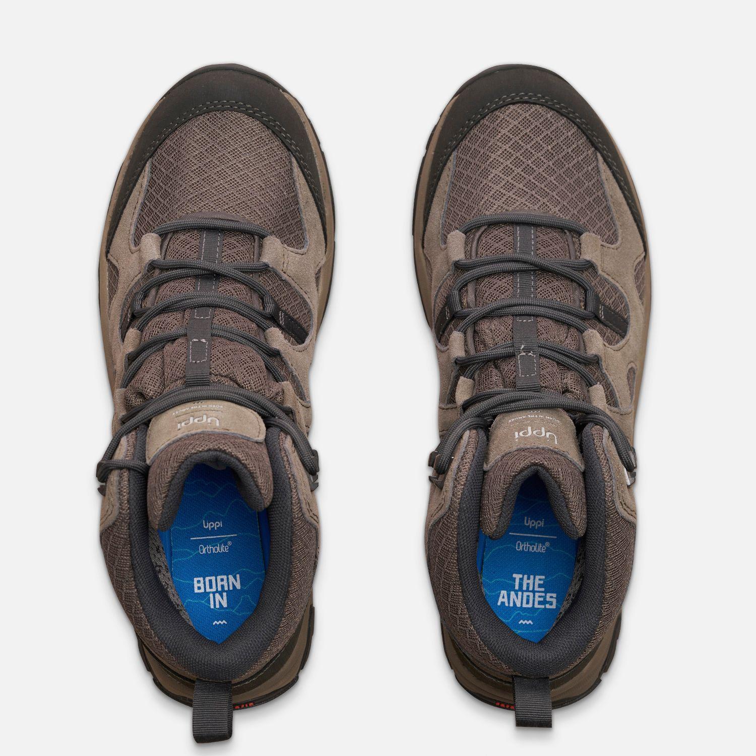 Botín Hombre Tellus Mid Taupe Oscuro Lippi I26-5