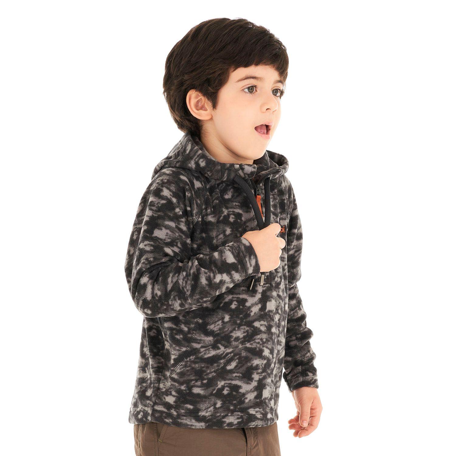 Chaqueta Niño Cold Day Therm-Pro Hoody Jacket Print Gris Lippi I23-2