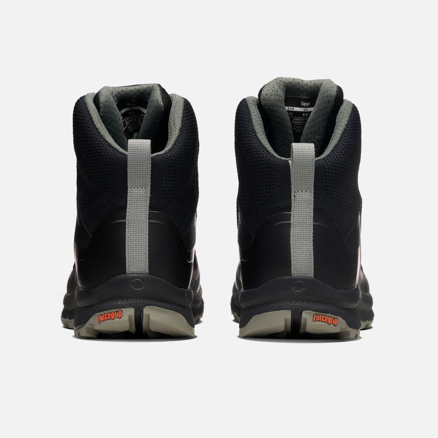 Botín Hombre Light Rock Mid Eco Negro Lippi I25-4