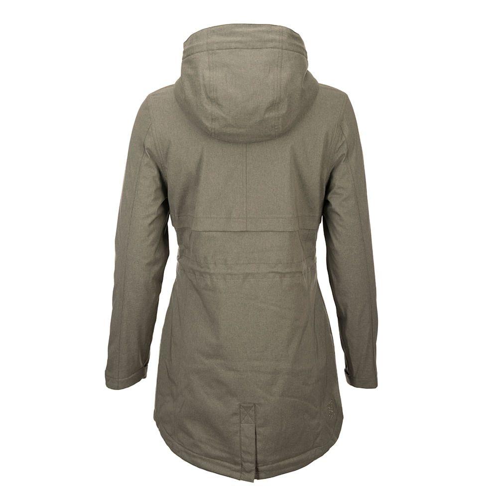 Chaqueta Mujer All Cover B-Dry Hoody Jacket Oliva Oscuro Lippi-1
