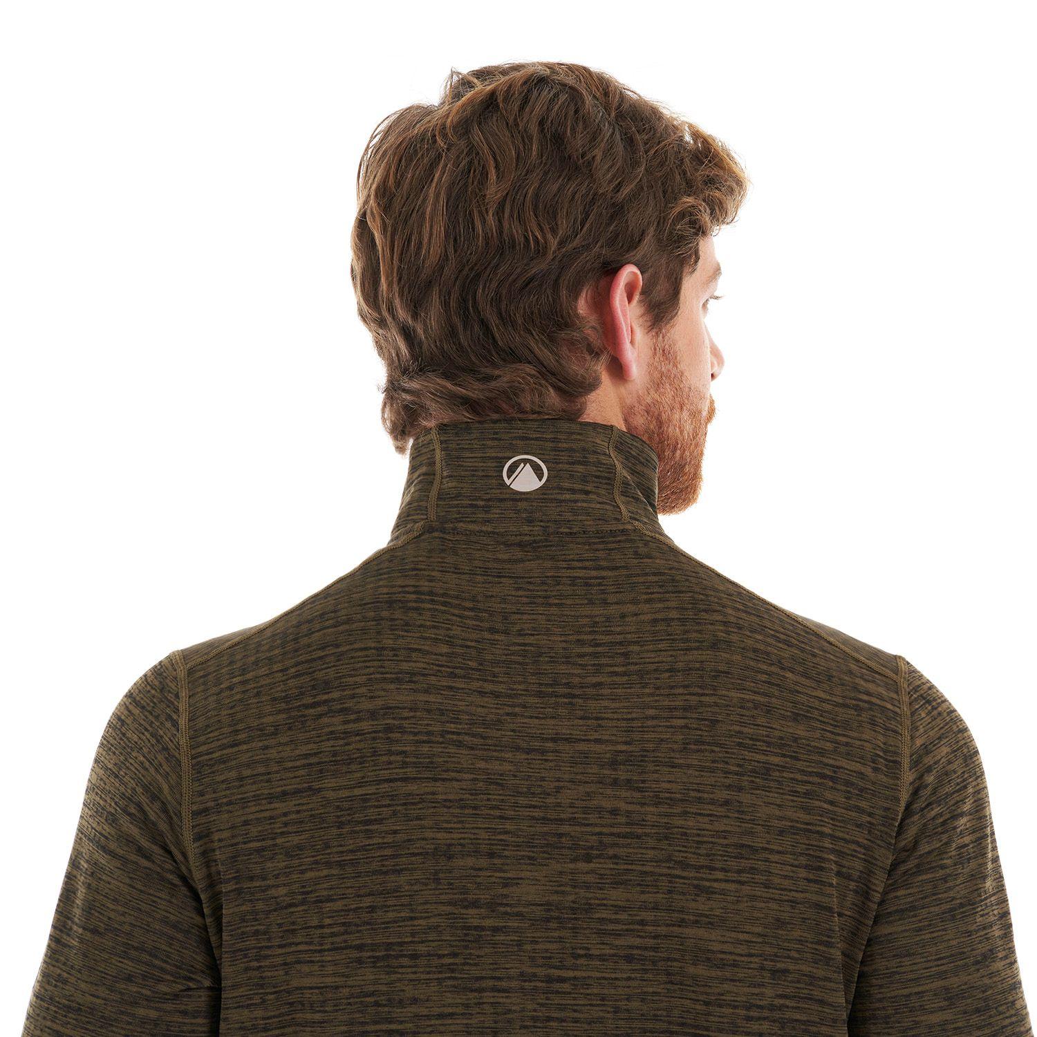 Poleron Hombre Just Move Nano-F 14 Zip Oliva osucro Lippi-8