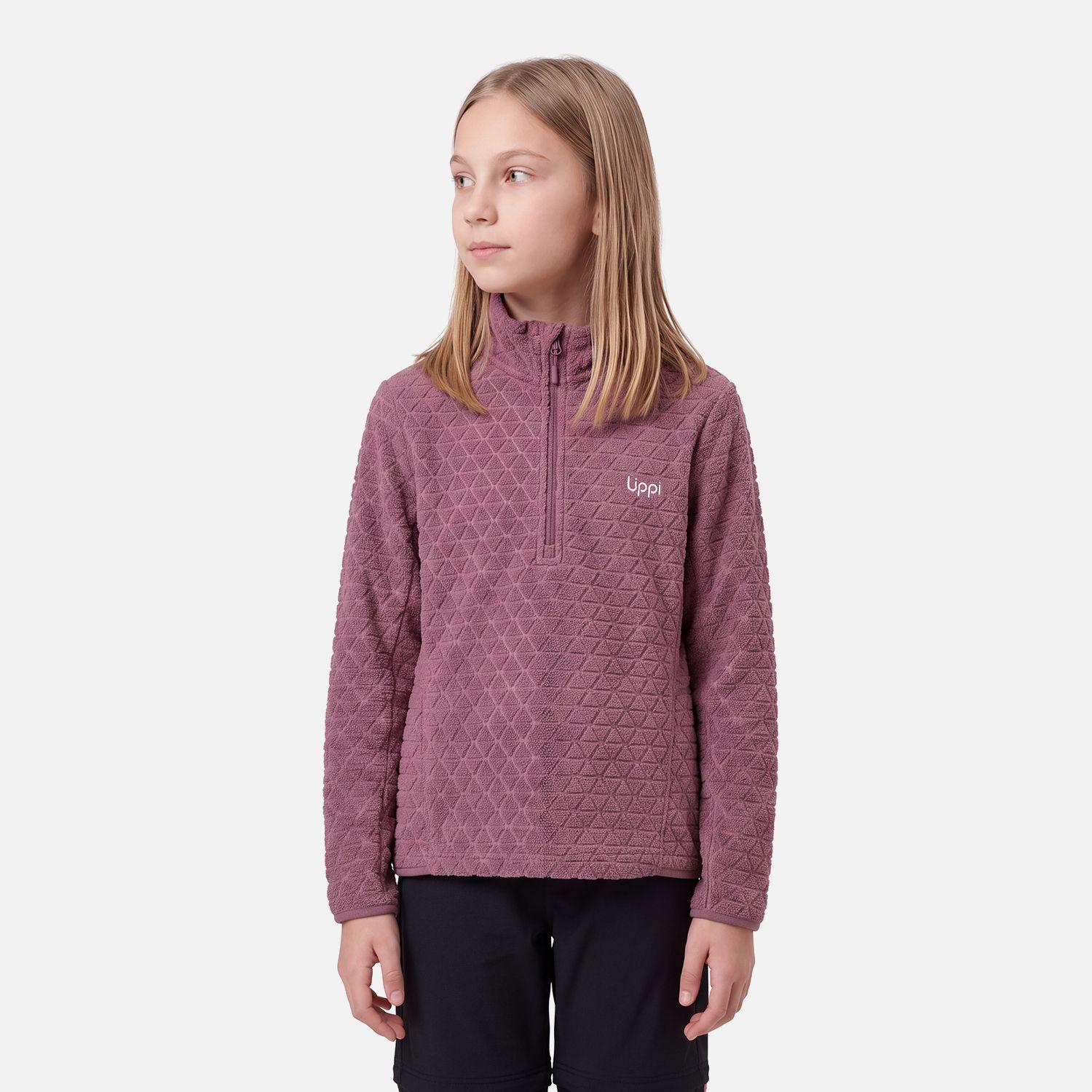 Polerón Teen Girl Jacaranda Nano-F 1/4 Zip Vino Lippi V27-0