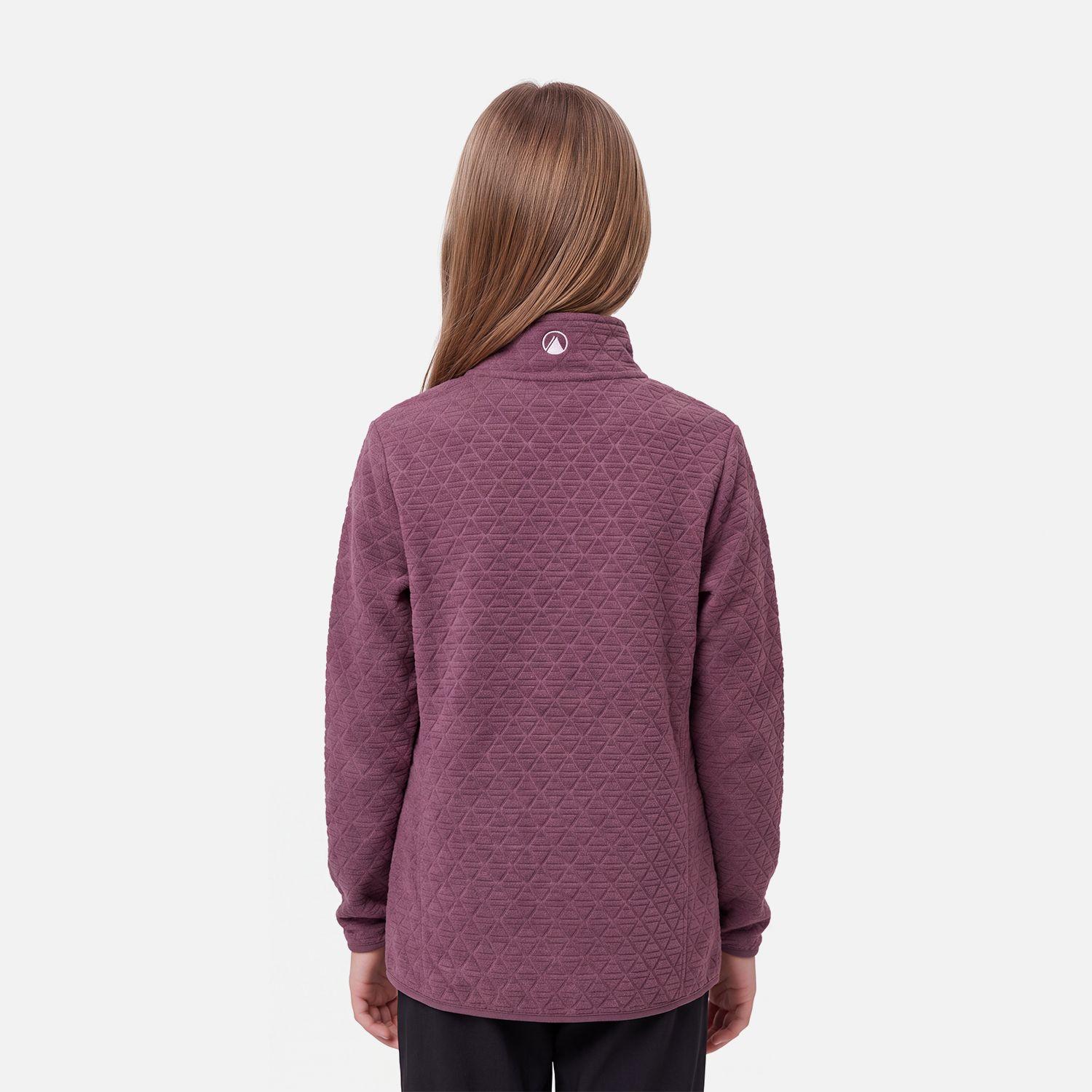 Polerón Teen Girl Jacaranda Nano-F 1/4 Zip Vino Lippi V27-1