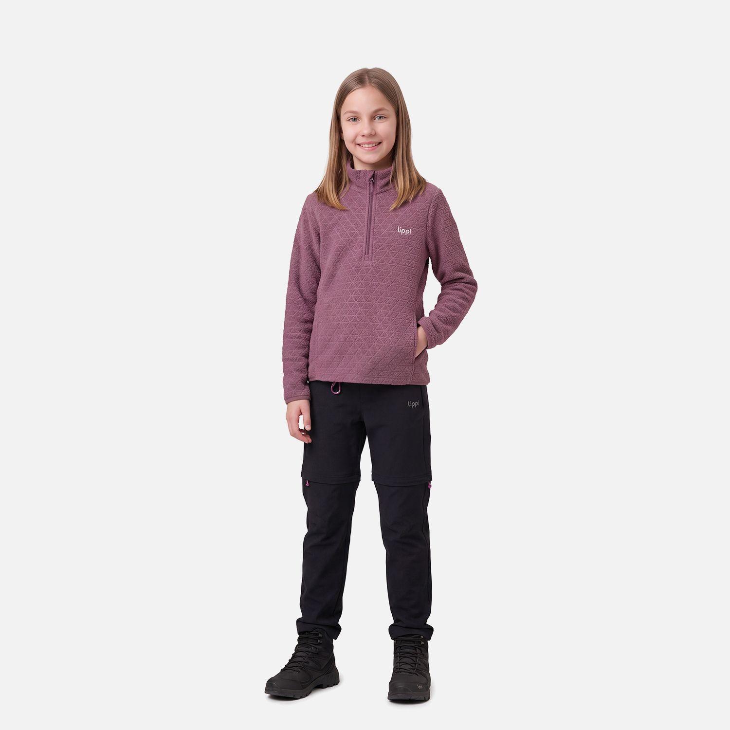 Polerón Teen Girl Jacaranda Nano-F 1/4 Zip Vino Lippi V27-2