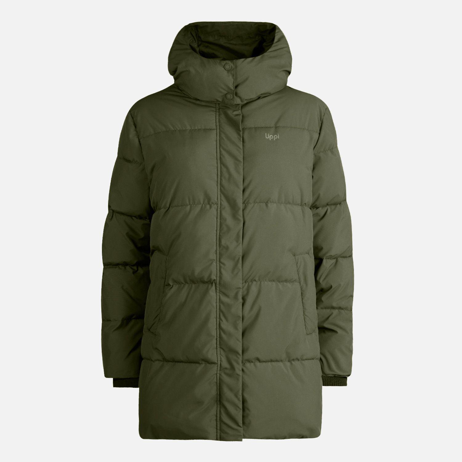 Chaqueta Mujer Rivera Sur Long Steam-Pro Hoody Jacket Verde Militar Lippi-0