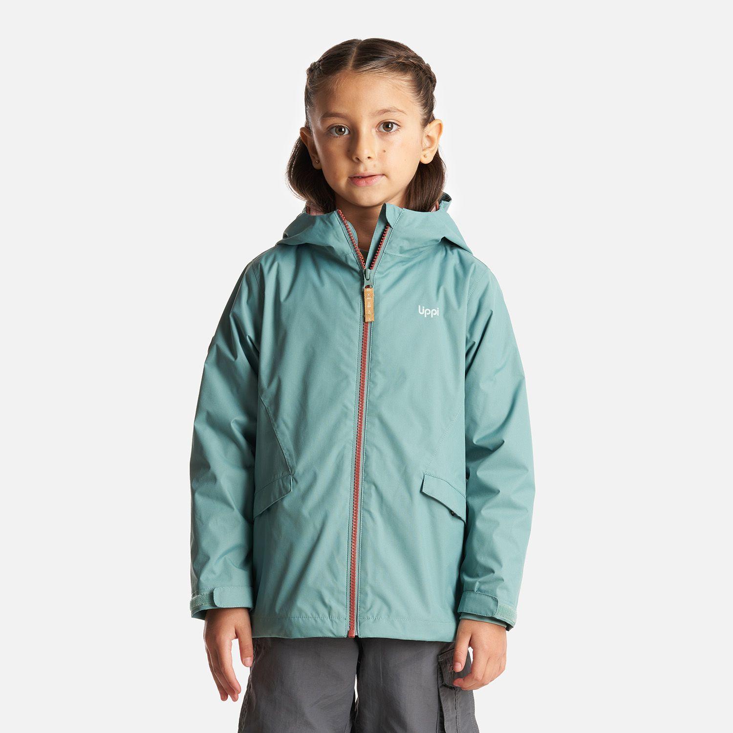 Chaqueta Niña Snowball Fusion-3 Hoody Jacket Jade Oscuro/Rosa Lippi-1